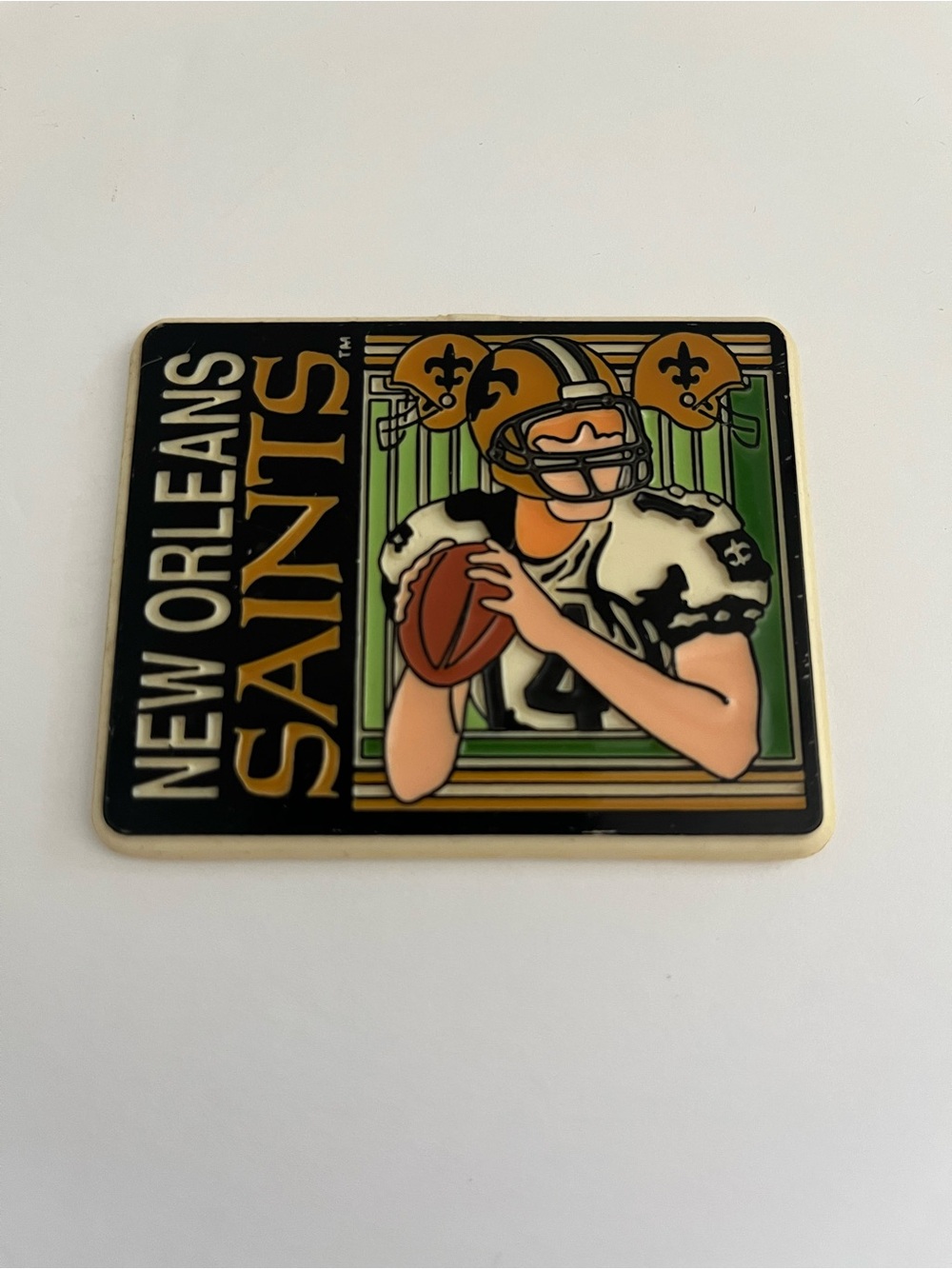 Vintage New Orleans Saints Football Refrigerator Magnet 3D